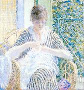 Frieseke, Frederick Carl On the Balcony oil painting artist